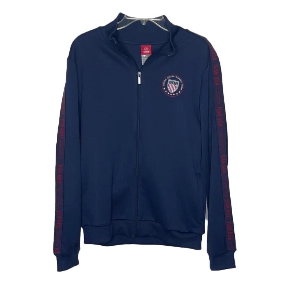 ❤️ 🆕 TEAM APPAREL Men’s Olympic Team Zipup Size M